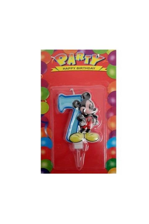 Festivall Party Shopping 7 Yaş Mickey Mouse Rakam Mum 022-2