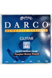 Martin Darco D2300 80/20 Bronze Medium Akustik Gitar Teli (13-56)