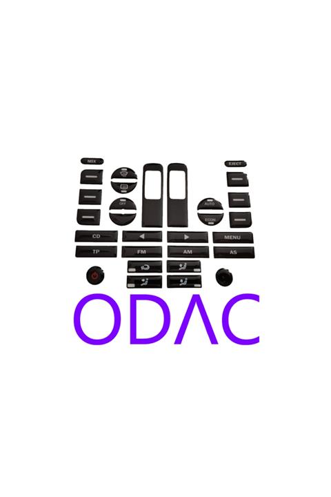 ODAC Vw Tuş Takımı Caddy, Passat B6, Jetta, Golf 5 - Tuş Kaplama -
