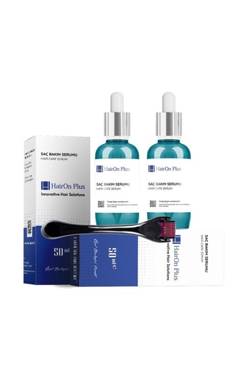 Hairon plus Saç Bakım Mavi Serum Dermaroller 2 X 50 ml