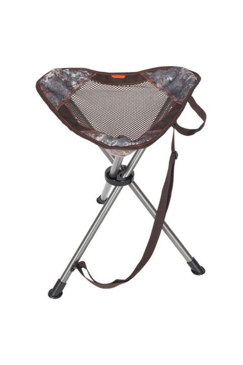solognac Avcı Kamuflaj 3 Ayak Tabure Meridyendukkan Hafif Sağlam Fileli Taşıma Askılı
