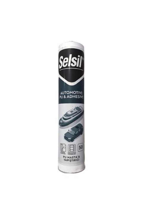 Selsil Gri Pu Mastik Ve Yapıştırıcı Çelik Silikon 280 ml