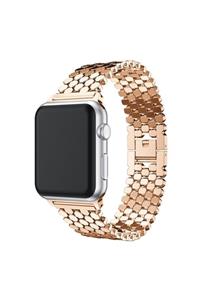 UMD Apple Watch 1 2 3 4 5 6 Ve Se Serisi 42-44 Mm Metal Luna Kordon