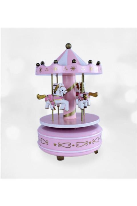 PINARSTORE Mor-lila Atlı Karınca Müzik Kutusu-kurmalı Atlı Karınca
