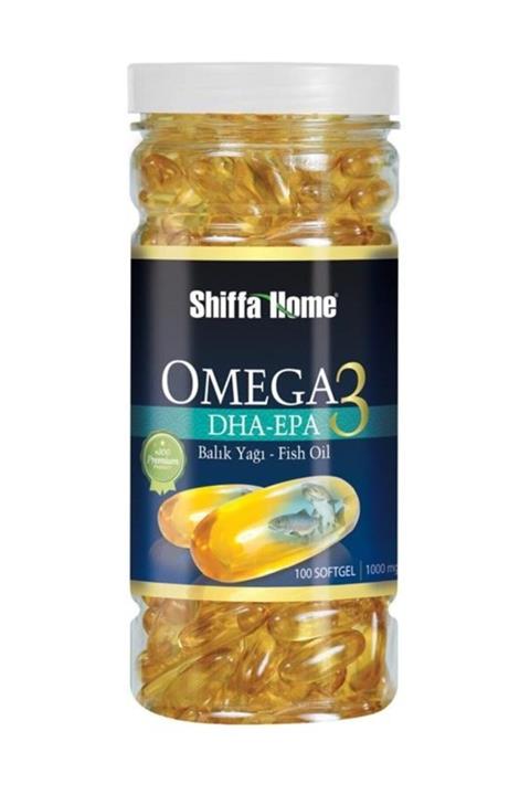 Shiffa Home Omega 3 Balık Yağı Dha Epa 1000 Mg 100 Softjel Kapsül