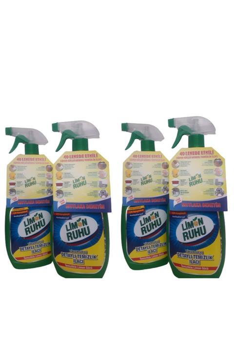LİMON RUHU Detaylı Temizlik Ilacı 750ml 4 Adet
