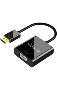 QGeeM Qg-hd25 Vga To Display Port Dönüştürücü Renk Siyah