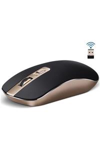 HP S4000 Optik Wireless Sessiz Mouse Gold-siyah