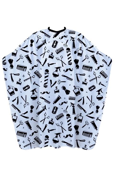 Kral Penuar Kuaför Berber Traş Saç Kesim Önlüğü Örtüsü 120x150 Xl Ebat No21