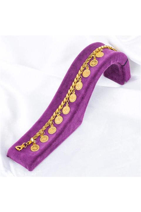 Bilezikci Tuğralı 22 Ayar Altın Taşsız Bileklik