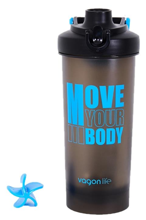 Vagonlife Fiftyfifty 700ml Sheaker Aparatlı Tritan Sporcu Suluğu Su Matarası