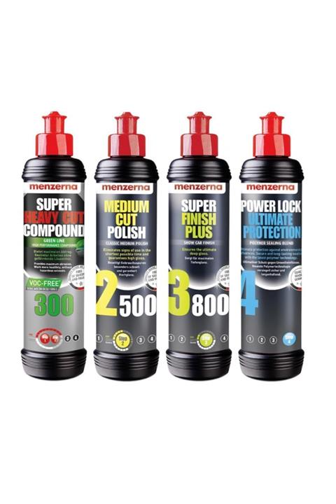 Menzerna Pasta - Hare - Cila - Boya Koruma Seti 4 X 250 Ml.