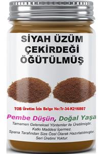 SPANA Siyah Üzüm Çekirdeği Öğütülmüş Ev Yapımı Katkısız 330gr