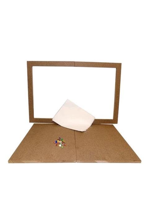 TRAY Karagöz Hacivat Sahnesi 40x60 Cm