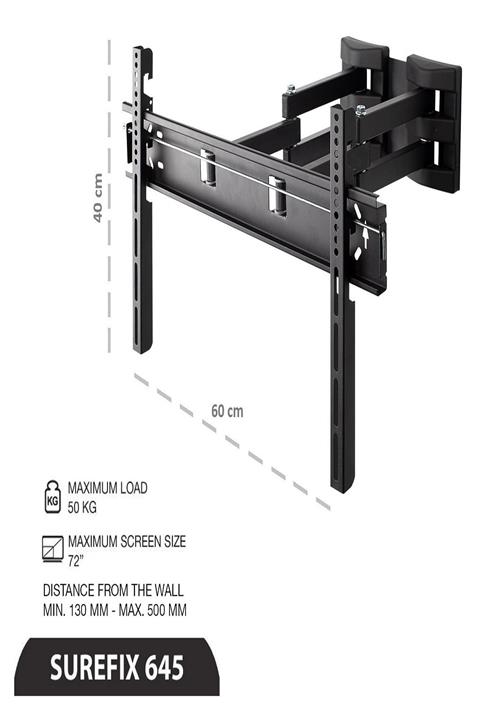 Sonorous Surefıx 645 72 Inç Hareketli Tv Askısı Aparatı