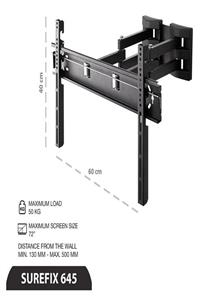 Sonorous Surefıx 645 72 Inç Hareketli Tv Askısı Aparatı