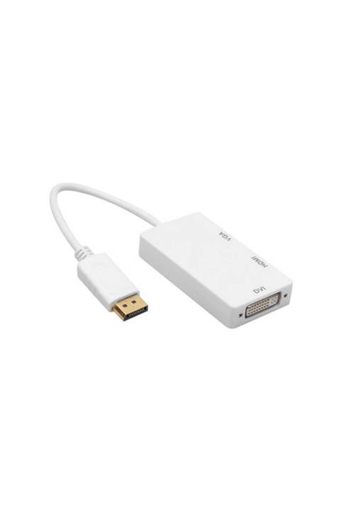 WOZLO Displayport To Hdmi Vga Dvi Çevirici Adaptör