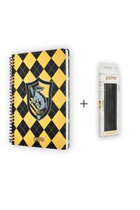 Mabbels Butik Back To School Harry Potter Hufflepuff Defter Ve 5li Kurşun Kalem Seti