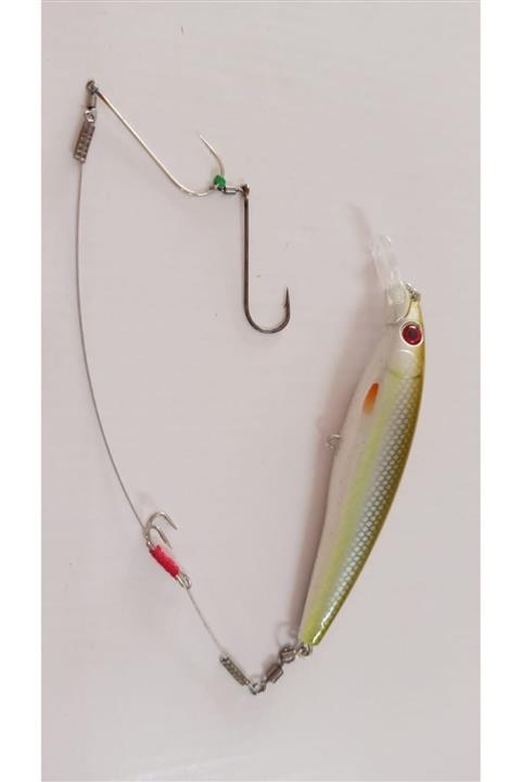 CAPTAIN Uzun Olta Takımı 3 Iğneli Çelik Telli