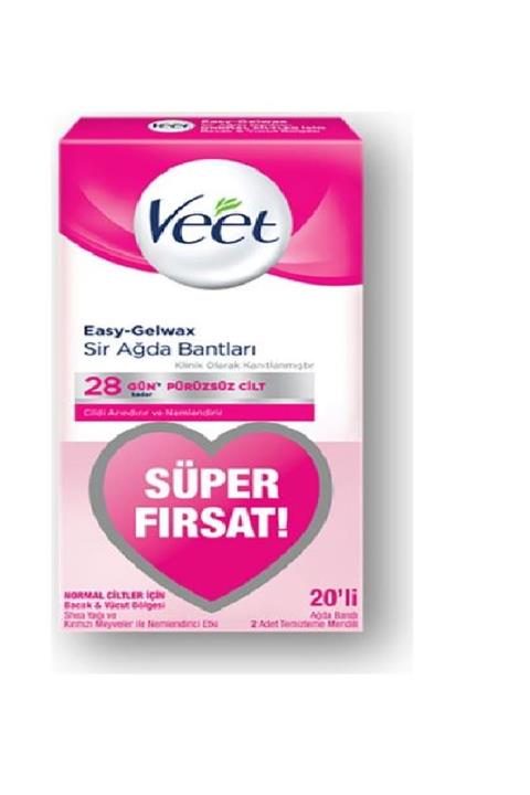 Veet Normal Sir Ağda Bandı 20'li