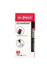 Globox Asetat Cd/dvd Kalemi S Mavi 10 Lu Kutu