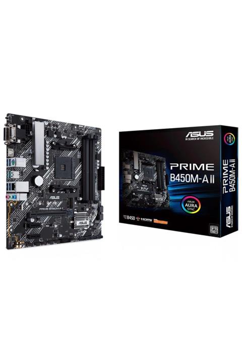 ASUS Prıme B450m-a Iı Ddr4 4400mhz Oc Am4 Matx Anakart