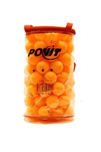 Povit 100'lü Çantalı 3 Yıldız 40 Mm Pinpon Topu Turuncu (birleştirme Eğrisi Olmadan Üretilmiştir!)