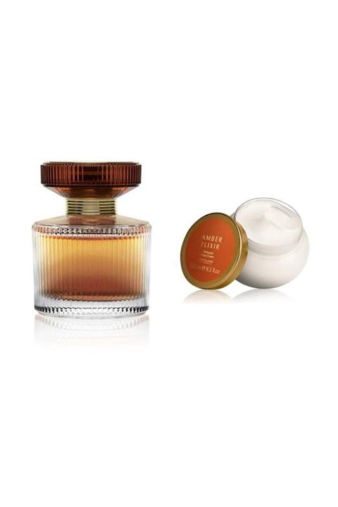 Oriflame Amber Elixir Edp 50 Ml Kadın Parfümü + Amber Vücut Kremi 5262645956147
