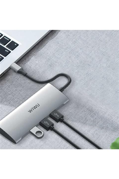 Apple Macbook 13.3 Inç Pro Retina Uyumlu 7in1 Premium Type-c Çoklayıcı