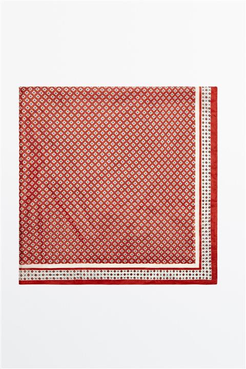 Massimo Dutti Desenli %100 Ipek Şal