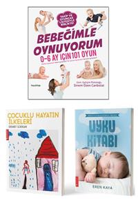 Betonsu Tasarım Bebeğimle Oynuyorum + Çocuklu Hayatın Ilkeleri + Uyku Kitabı / Çocuk Gelişimi Bebek Bakımı 3 Kitap