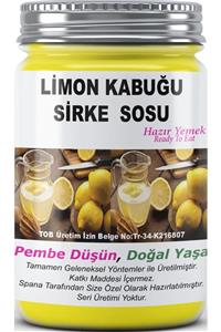 SPANA Limon Kabuğu Sirke Sosu Ev Yapımı Katkısız 330 gr