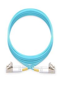 Digitus Dıgıtus Lc-lc Fiber Optik Patch Kablo, Multimode Om3 50/125 Duplex, 3.0mm, Lszh 1 Metre