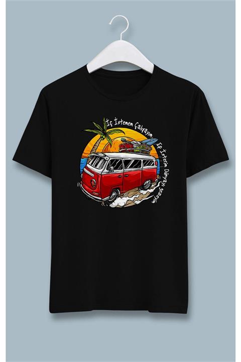 Trakya Bazaar Iç Istemem Çalışayım, Ep Isterim Dünyayı Gezeyim (üniseks Tişört)