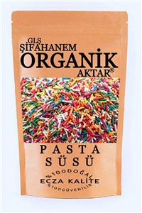 GLŞ ŞİFAHANEM ORGANİK AKTAR Granül Pasta Süsü Renkli Granül Şeker 100gr