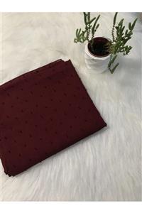 Ahsem Scarf Bordo Pıt Pıt Şal