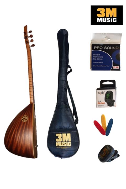 3M Atölye Kısa Sap Bağlama-saz Full Set