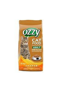 Ozzy Gurme Renkli Taneli Yetişkin Kedi Maması 15 kg