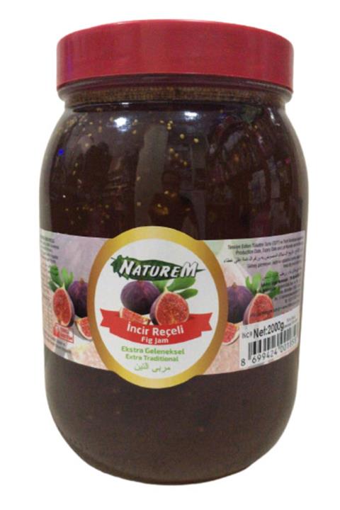 Naturem Incir Reçeli Geleneksel Cam Kavanoz Net 2000 /gr