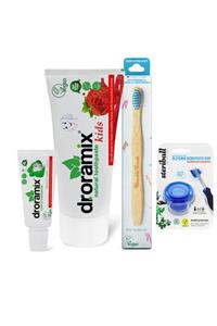 Dr. Oramix Çocuk Florürsüz Bitkisel Diş Macunu 100gr +humble Brush Diş Fırçası Set