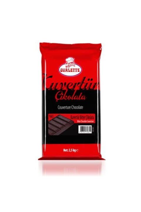 Katsan Ovalette Extra Küvertür %65 Bitter Çikolata 2,5 Kg