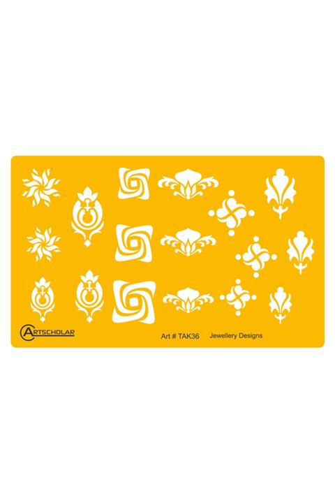 Artscholar Takı Tasarım Şablonu Flower (tak36)