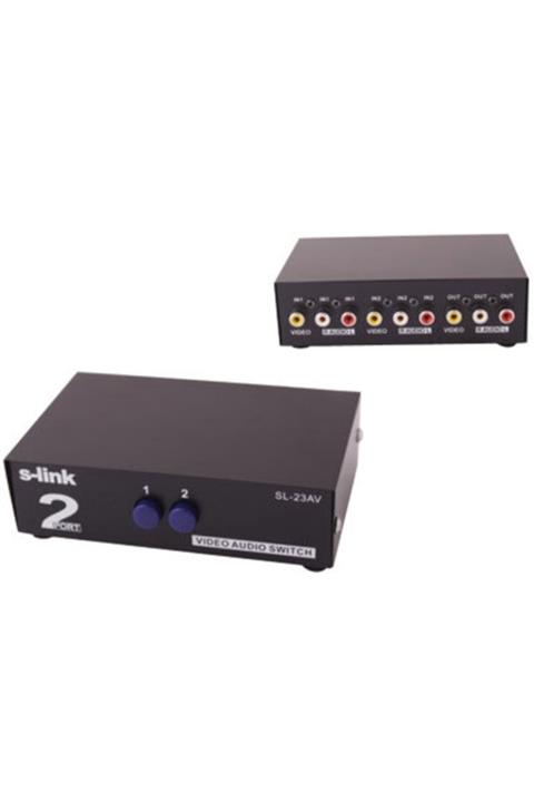 SLINK Sl-23av 2 Port Vıdeo Audıo Splıtter