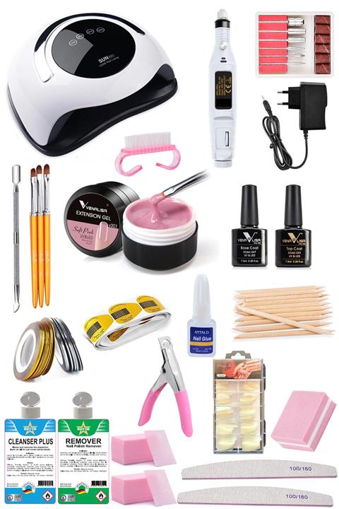 Venalisa Protez Tırnak Seti Ultra Lüks Jel Seti