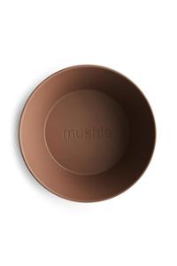 Mushie Dinner Bowl Single Round Caramel - Yuvarlak Kase Tekli Karamel Rengi