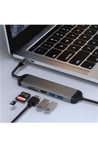 Apple Macbook Air 13 Inç 5in1 Premium Type-c Çoklayıcı