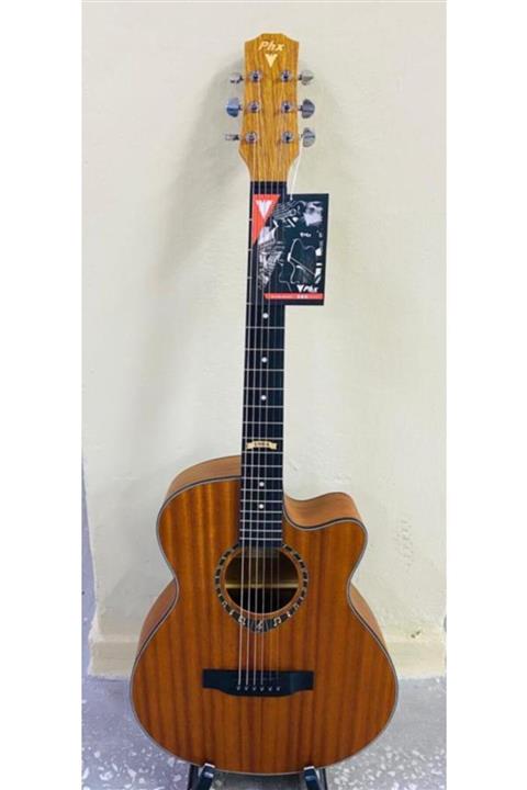 PHX Masif Maun Ağacı Elektro Akustik Gitar-gül Kalavye-sap Ayarlı
