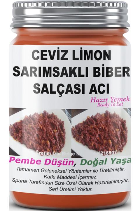 SPANA Ceviz Limon Sarımsaklı Biber Salçası 330gr