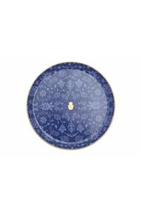 Porland Glamorous Lacivert Düz Tabak 24 cm