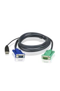 Aten 3'ü 1 Arada Sphd'li 5m Usb Kvm Kablosu